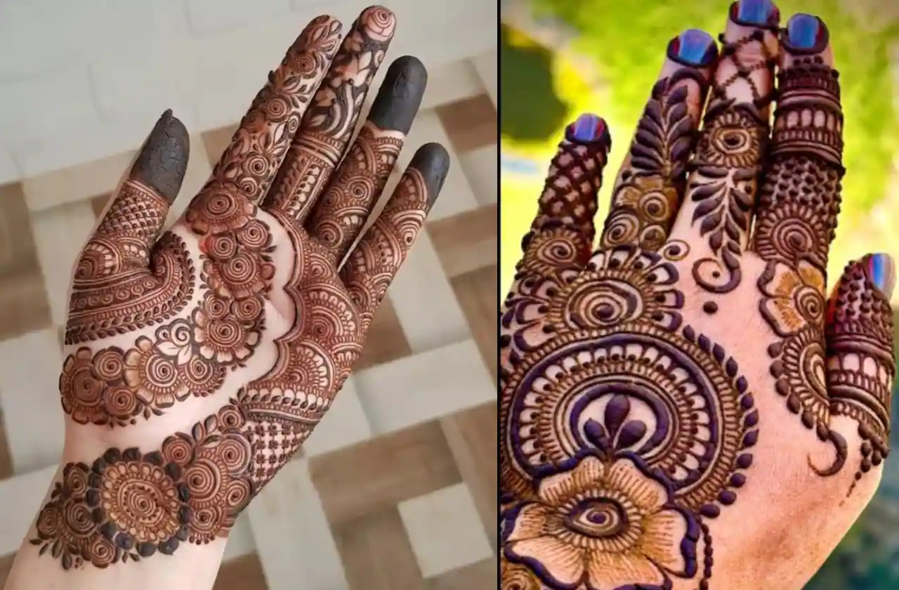 Minimalistic Arabic Mehndi Design Ideas For Intimate Weddings