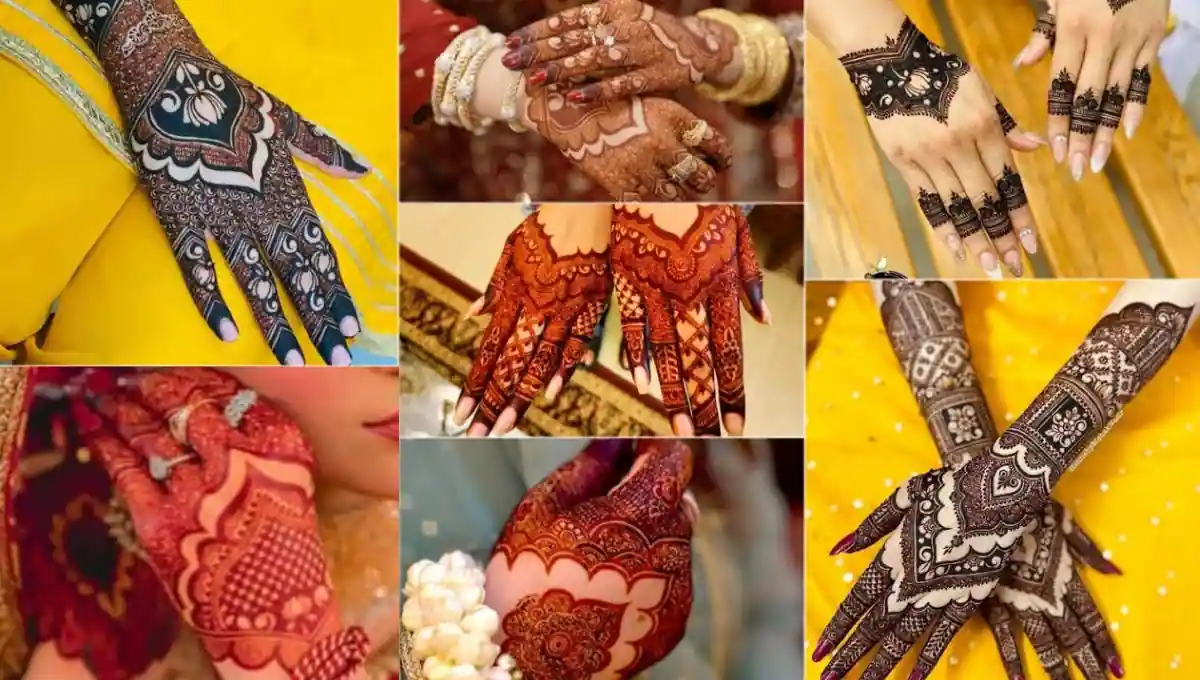 Learn To Draw Basic Bridal Mehendi Designs On Hands - Step By Step  (Tutorial) - Art & Craft Ideas