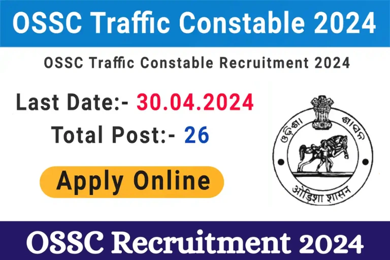 OSSC Traffic Constable Recruitment 2024