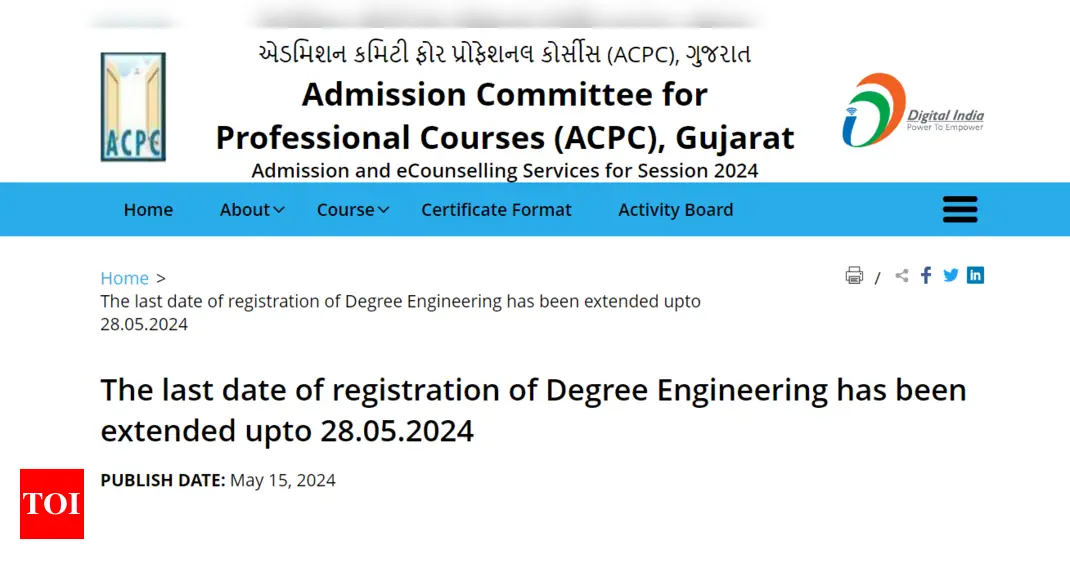 GUJCET 2024 counseling registration closes tomorrow: Direct link to apply NOW and other key details for engineering aspirants