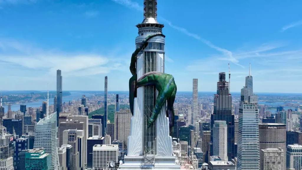 Why Is A 'Giant Dragon' Perched On NYC's Empire State Building?