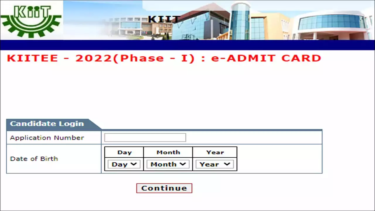 KIITEE 2024 Admit Card