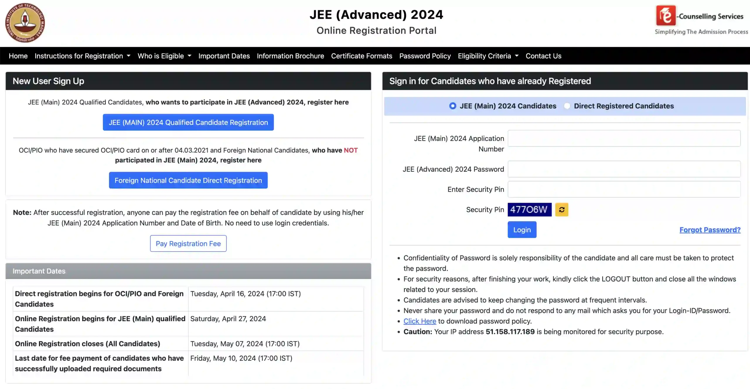 JEE Advanced Result 2024 Live Updates: Final Answer Key and Results on June 9 at jeeadv.ac.in
