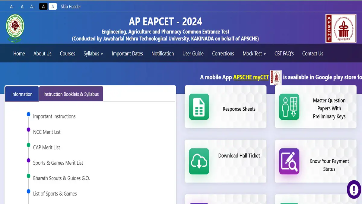 AP EAMCET RESULT 2024: APSCHE IS LIKELY TO RELEASE AP EAMCET RESULT 2024 SOON AT CETS.APSCHE.AP.GOV.IN