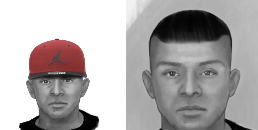 Sketch of the man suspected